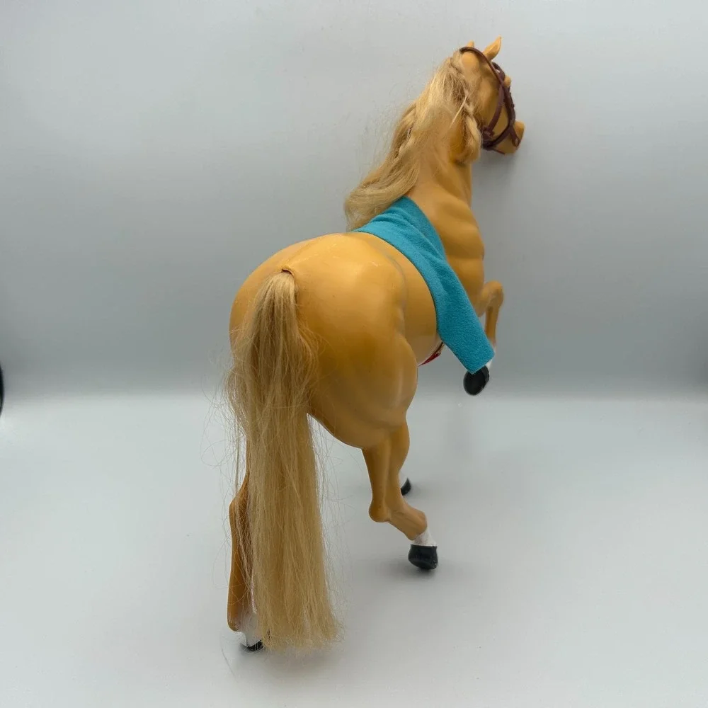 Mattel 1980 Western Barbie's Big Horse Dallas Palomino Blonde Hair Bridal Golden
